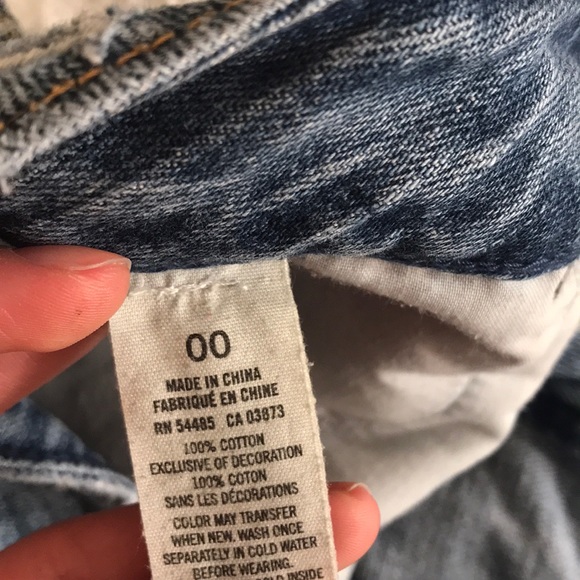 Light blue American eagle distressed denim shorts - Picture 4 of 4